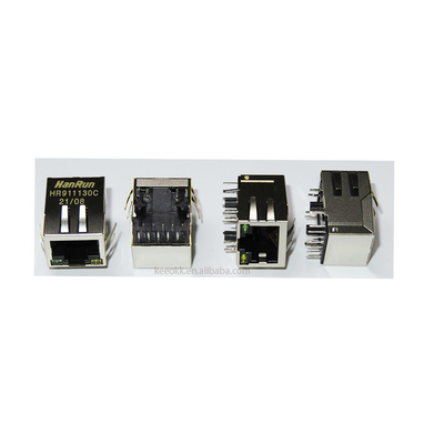 HY911130C Inductor IC Horizontal Filter With Lamp Shrapnel RJ45 Gigabit Network Port HR911130C